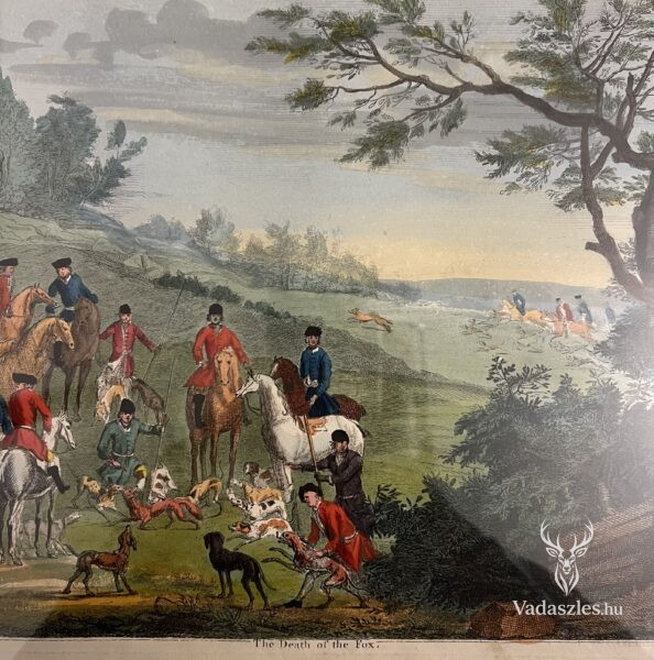 The Death of the Fox - Vadászmetszet